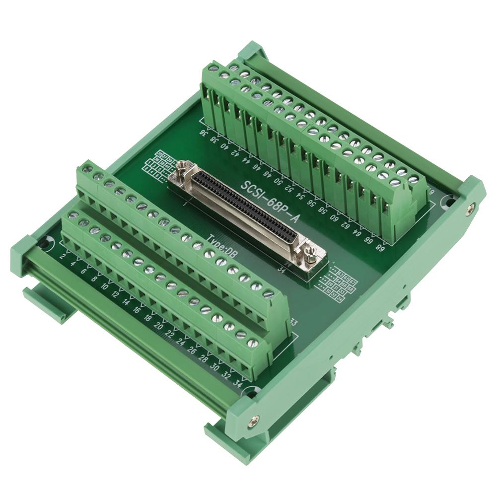 

SCSI68 68pin DB Type Female Connector Breakout Board Terminal Module