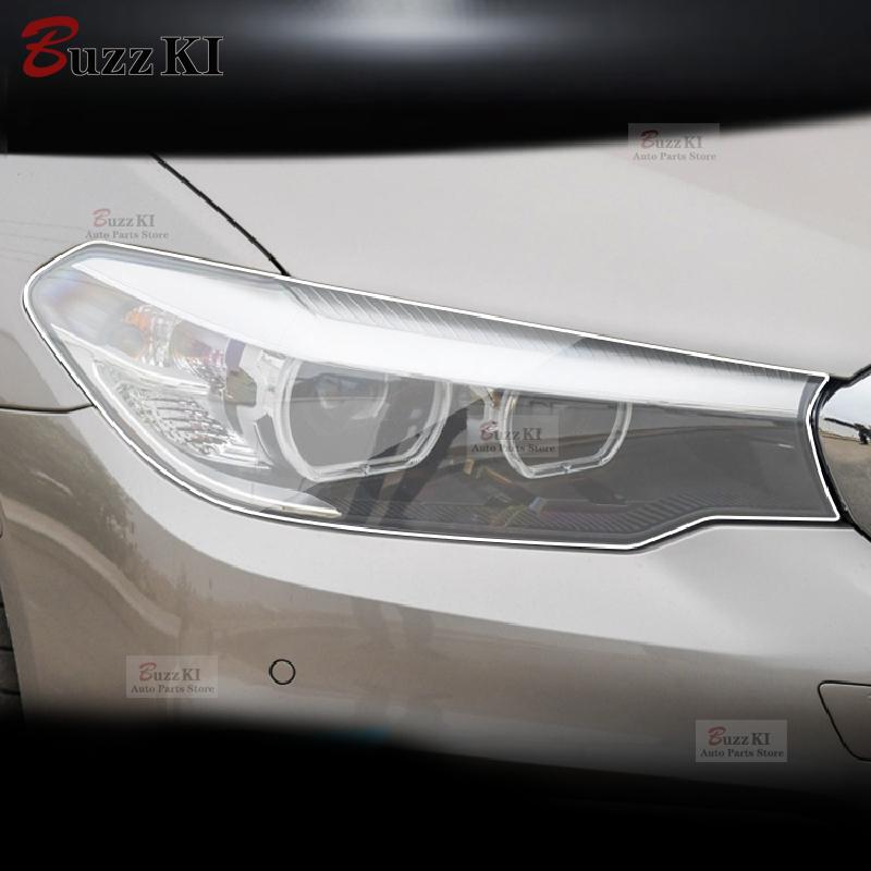 For BMW G30 G31 Series 5 2018- Anti-scratch Headlight Protection Sticker Car Light Film Exterior Accessories Protector