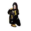 Mens Casual Cotton Jacket Street Style Oversized Loose Fit Embroidered Hoodless Outerwear