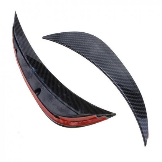 2x For Mercedes Benz W205 C-Class Carbon Fiber Front Bumper Air Vent Cover 15~18