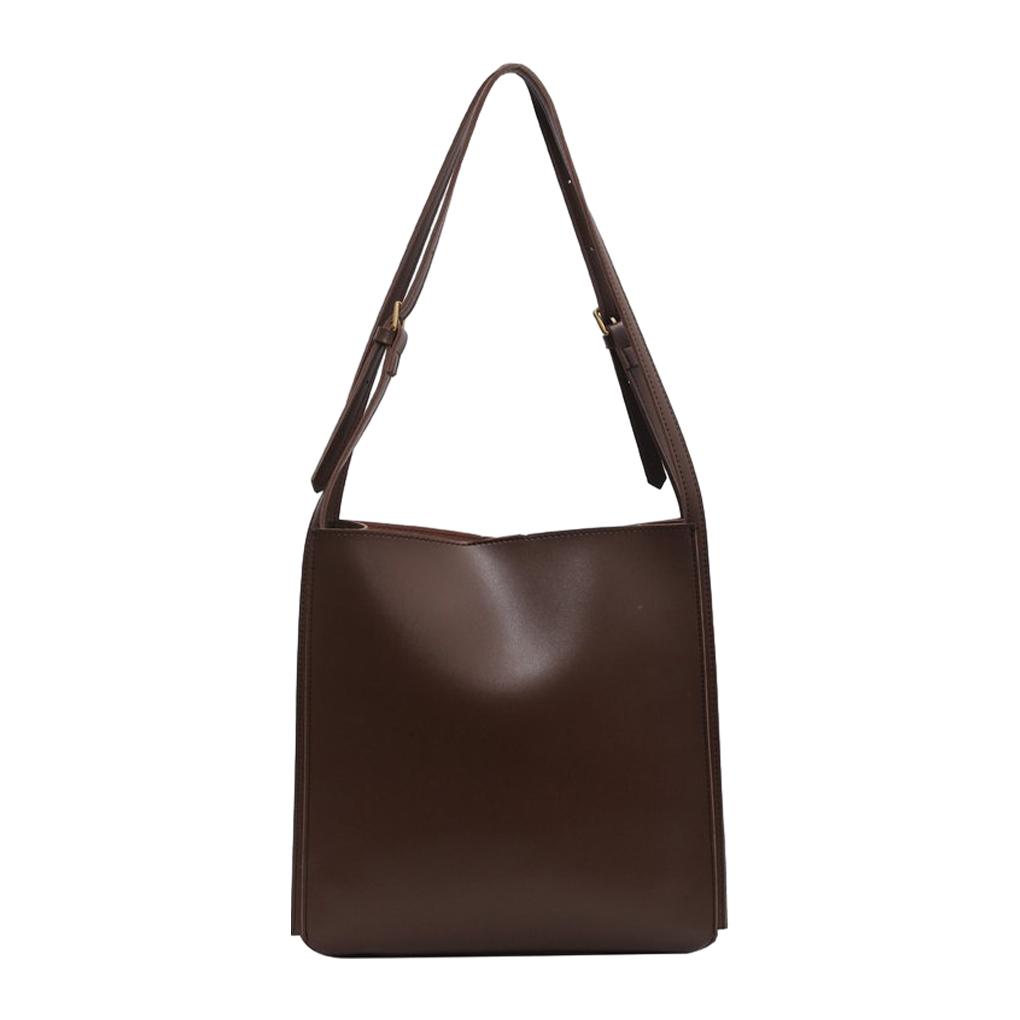 

Модная и практичная сумка-тоут из ПУ для любого случая, сумка-мессенджер через плечо, наплечные сумки кофейный