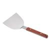 Wooden Handle Pancake Turner Wide Blade Teppanyaki Spatula Flipper Barbecue Spatula  Kitchen
