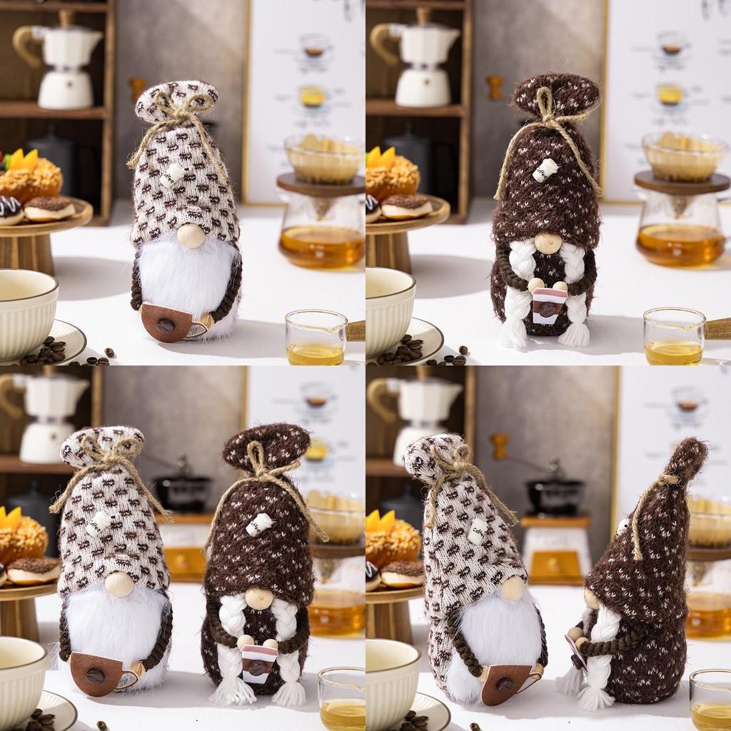 Adorable Swedish Coffee Gnome Plush Doll For Rustic Home Decor And Kitchen Accent