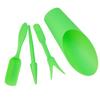 4 Piece Garden Tool Set Plastic Transplanter Kit With Spoon Shovel Bucket For Succulent Planting