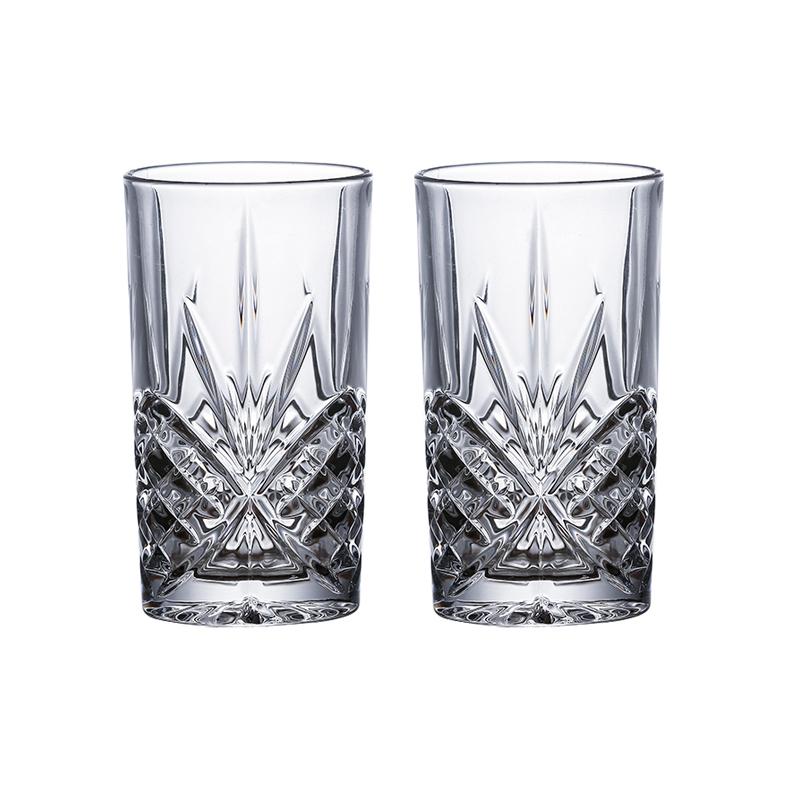 2pcs Sets Creative Carved Wine Glass Transparent Whiskey Glass Vintage Cocktail Glass Drinking Glasses Bar Foreign Wine Glass