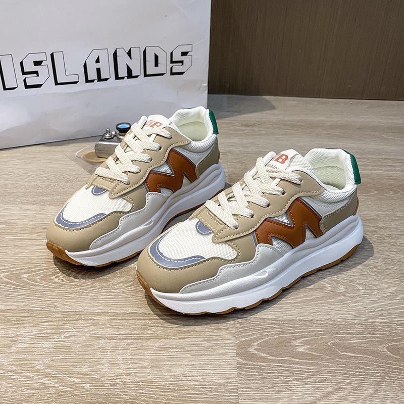 

Женская обувь Обувь Форреста Гампа женская 2025 весна и осень новая дышащая сетка папины кроссовки ins трендовая универсальная повседневная спортивная обувь детская 40