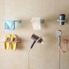 Shower Head Holder Adhesive Towel Hanger Rack Bathroom Organizer No Drilling Rack Hanger for Bath Ball Bathroom Storage Accessories