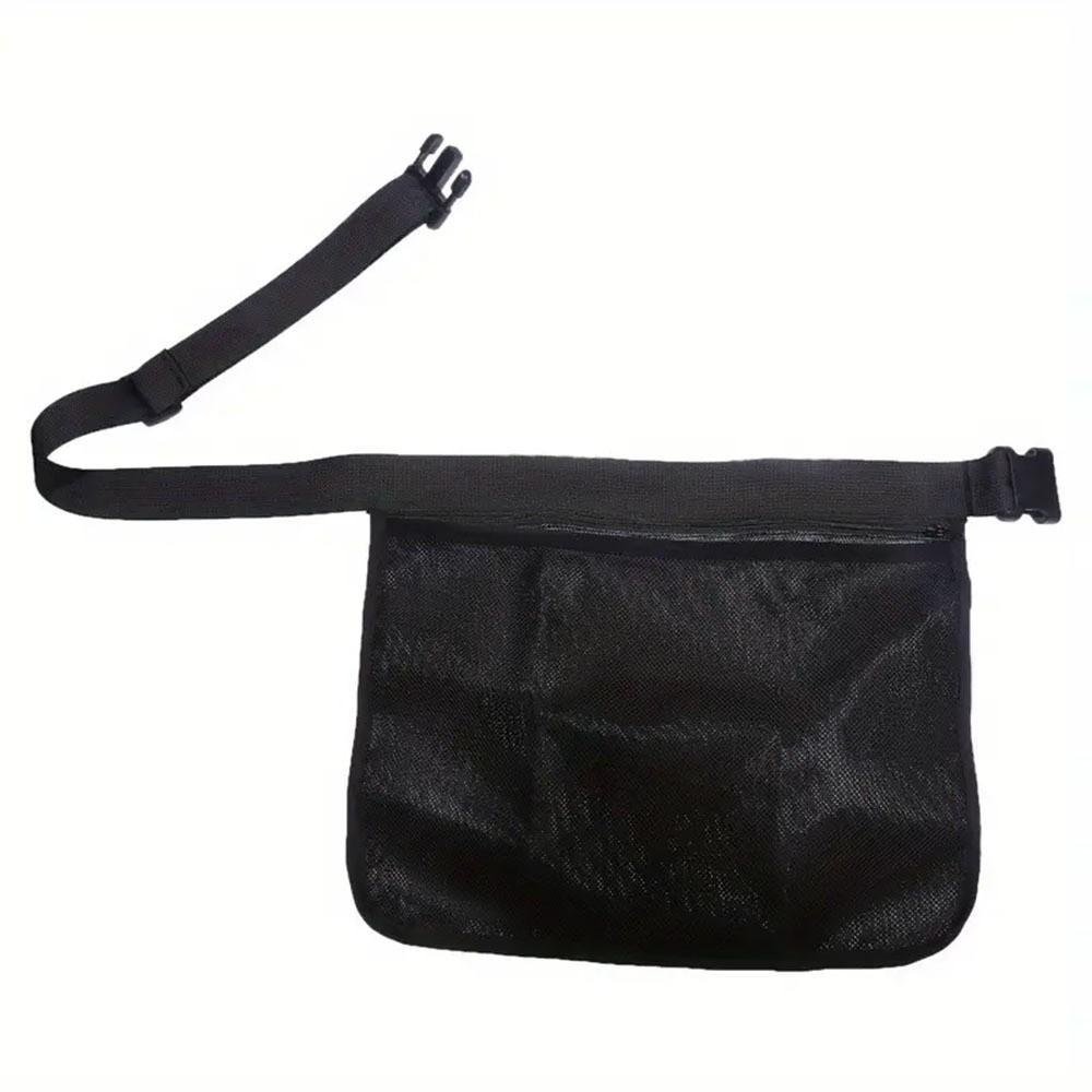 Adjustable Band Tennis Ball Holder Bag Mesh Material Mesh Ball Fanny Pack  Outdoor Activities