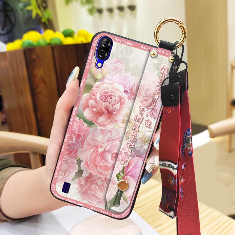 Kickstand Chinese Style Phone Case For Blackview A60 Shockproof Durable Silicone Ring Back Cover Fashion Waterproof