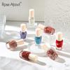Tearable and Non-baking Water-based Nail Polish, Long-lasting, Odorless, Shiny Oil, Sequin Base Oil, Manicure Complete Set