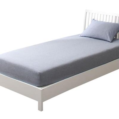 Nitori Mehrzweck-Bettlaken, Doppelbett, Baumwolle Leinen, W, BL, D, 7515365