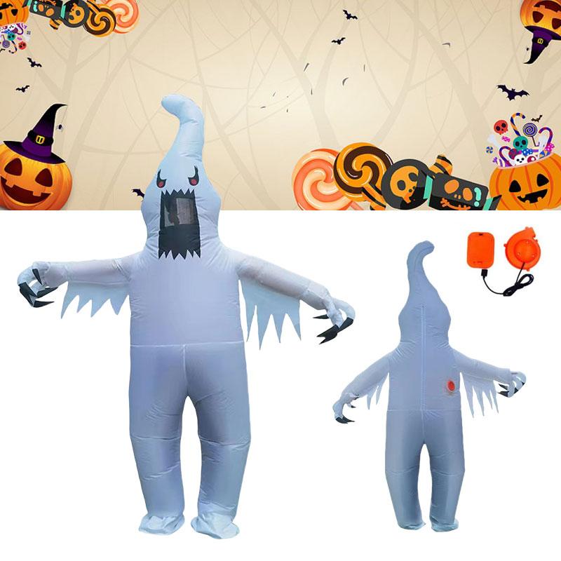 Ghost Halloween Inflatable Costume Adult Carnival Party Cosplay  Venue Decor