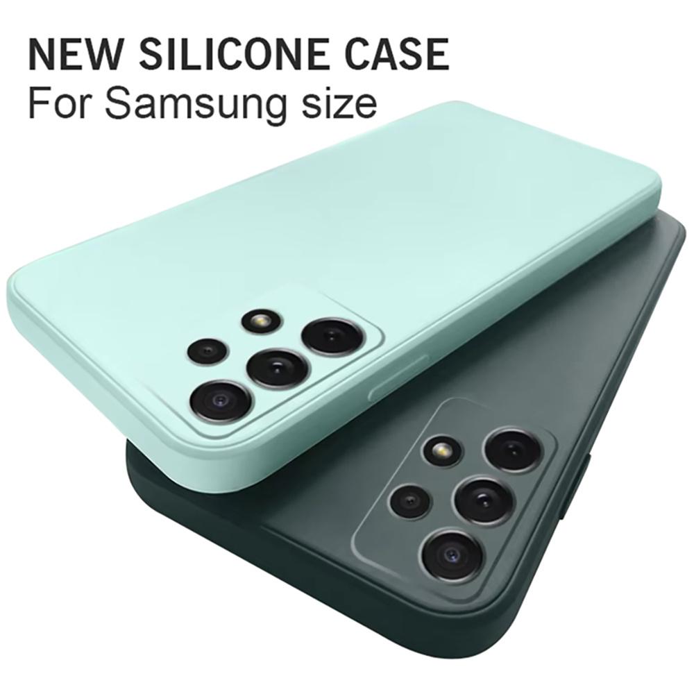 Hot sale TPU Phone Case for Samsung Galaxy A32 A33 A52 A72 4G 5G Shockproof Luxury Liquid Silicone Camera Protective Back Cover
