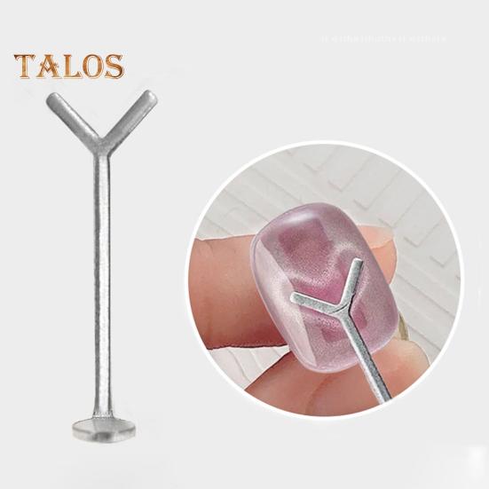 Set Magnet Inimă Instrument Nail Art cu Ghid în Formă de Y pentru Manichiură DIY Batoane Magnetice Profesionale pentru Modele în Formă de Inimă