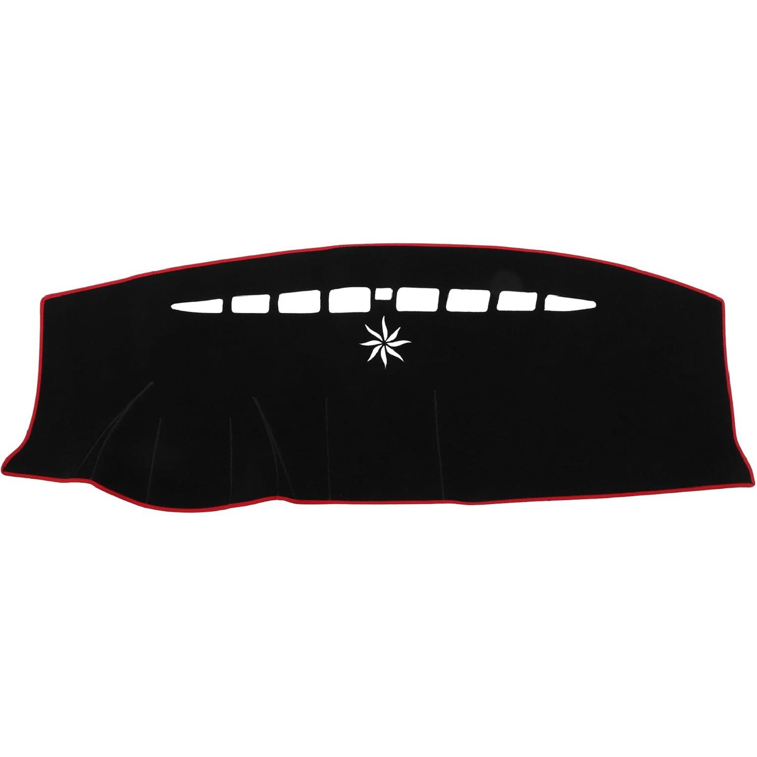 Dashboard Cover Compatible for Ford Edge 2011-2014, Nonslip Polyester Red Dash Cover Mat Dash Board Protector Cover чёрный