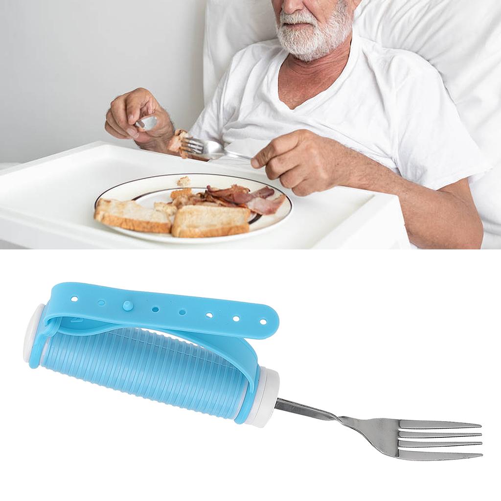 Eating Aids Fork Stainless Steel Rotating Fork Rotated Eating Utensils for The Elderly