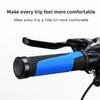 Bicycle Rubber Handlebar Grips With Locking Dual Sides Antislip For Mountain Bike Riding