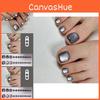 J-230 Black Cat Eye Gem Toe Nail Art Stickers Starry Sky Design Wholesale