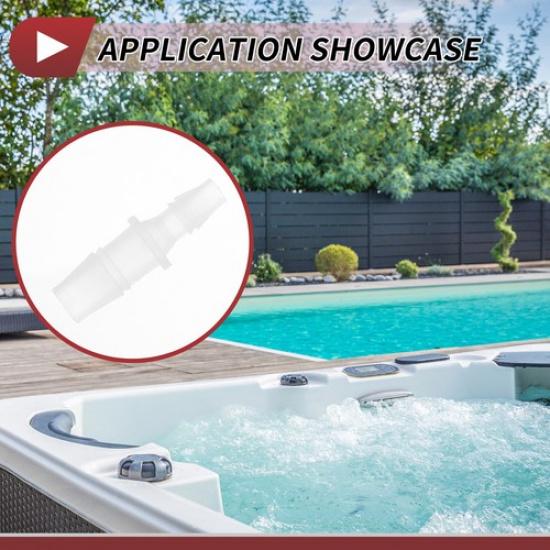 Five Plastic Hose Barb Fittings Universal