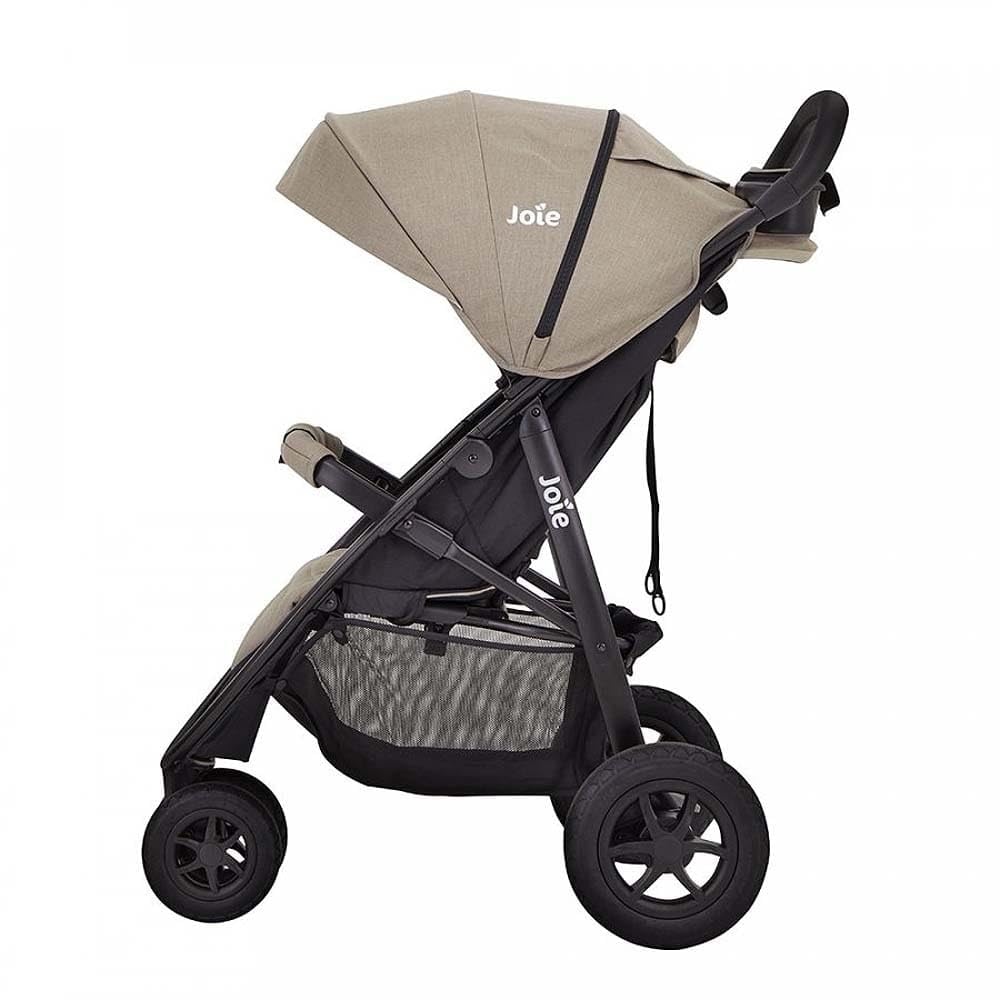 Joie LightTrax 3 DLX Three-Wheel Stroller for Babies 1 Month and Up (Moon Rock)
