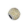 Cubic Zirconia Bead Women Jewelry Yellow 791051FCZ