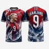 Maglia da Calcio Commemorativa Haaland da Uomo/Bambino - per Allenamento, Corsa e Tutti gli Sport