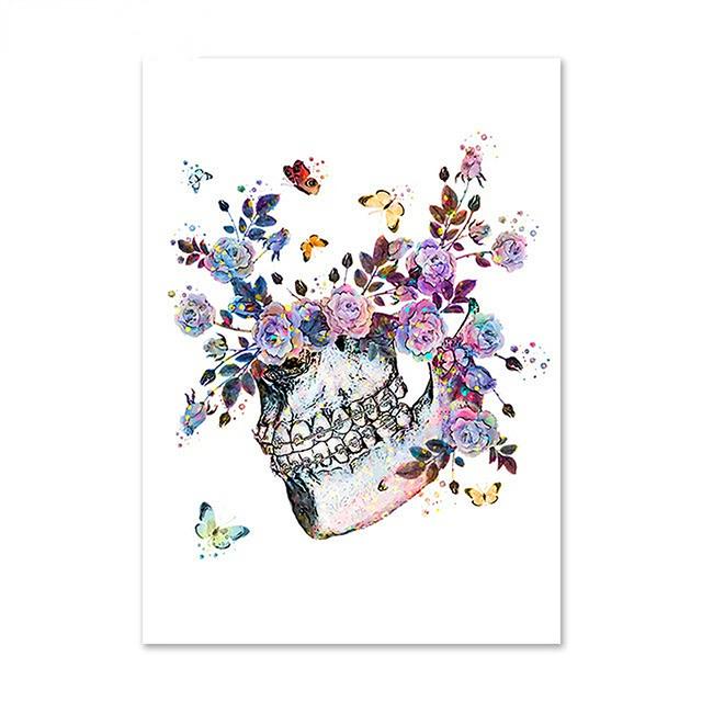 Dental Art Cartoon Style Wall Art Posters Tooth Medical Canvas Painting Print Pictures Dentist Gift Modern Clinic Home Decor No Frame