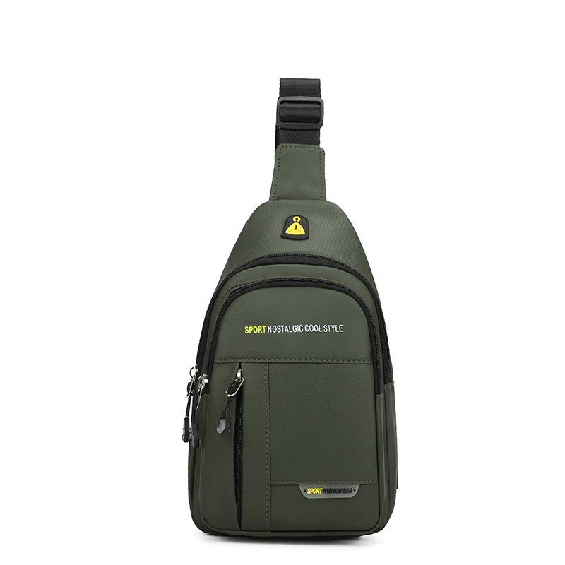 

Многофункциональная нагрудная сумка, мужская наплечная сумка, сумка для велоспорта и активного отдыха, деловая сумка-кроссбоди для поездок зелёный