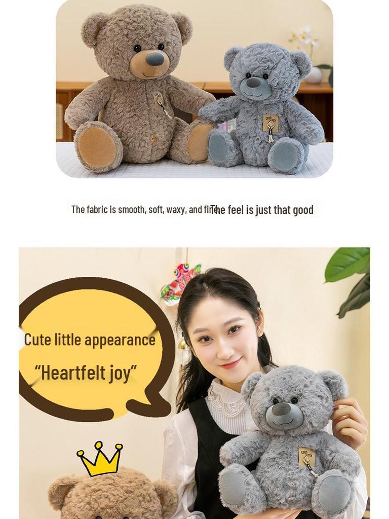Romi Teddy Bear: Adorable Plush Toy for Kids' Birthdays, Girls' Hugs, and Companionship