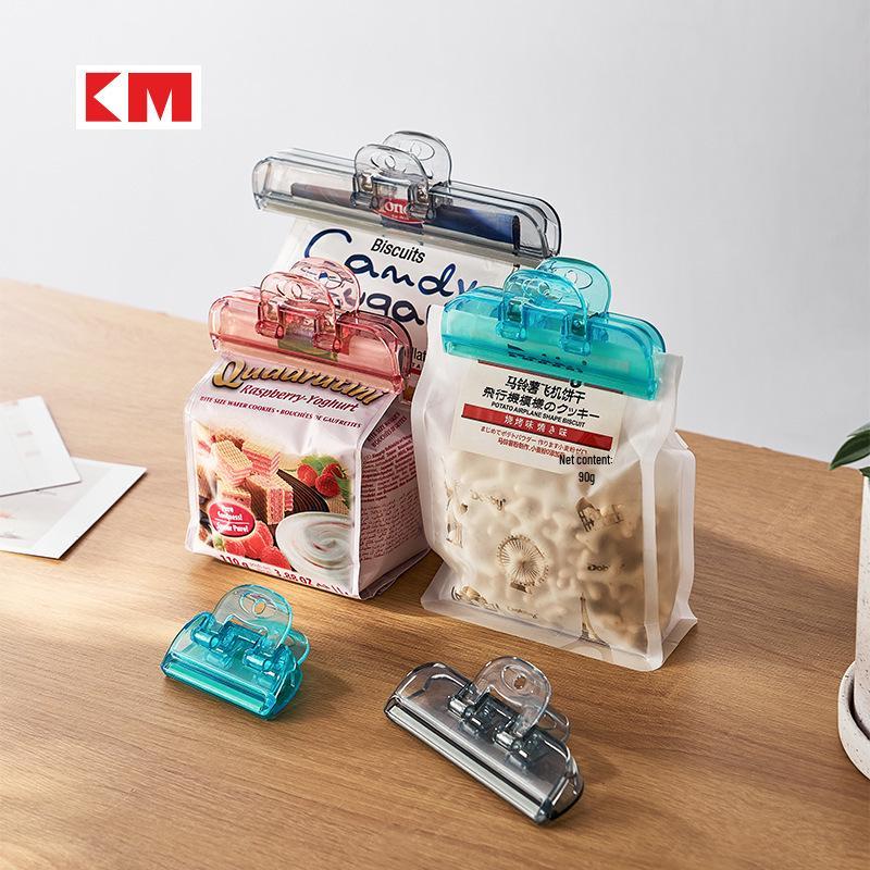 

Зажим для запечатывания пластиковых пакетов - Сохранение свежести для чая, закусок и продуктов Small - Two Pack - Random Colors