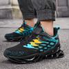 Fashion Men Sneakers Breathable Casual Shoes High Quality Antiskid Damping Sports Shoes Outdoor Comfortable Mesh Shoes Zapatillas Black