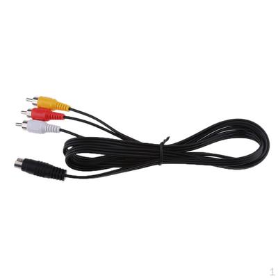 -Vidéo 7 broches mâle vers 3 RCA vidéo