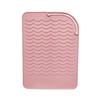 Portable Silicone Heat Resistant Mat Hair Straightener Curler Insulation Pad Non-Slip Anti Heat Mat Hair Styling Tool For Travel