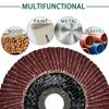 1pc 4.5inch Benchmark Abrasives Premium High-Density Jumbo Type Flap Discs For Sanding Stock And Rust Removal Finishing Grinding