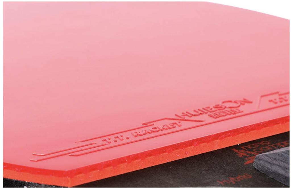 Table Tennis Racket Shake Hand Made in China with Case Rubber Carbon Plywood 204g Flare Grip [Mui Bien] Non-Adhesive