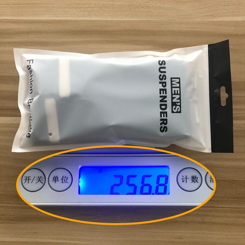 Men Suspenders High Elastic Adjustable 4 Strong Clips Suspender X Back Trousers