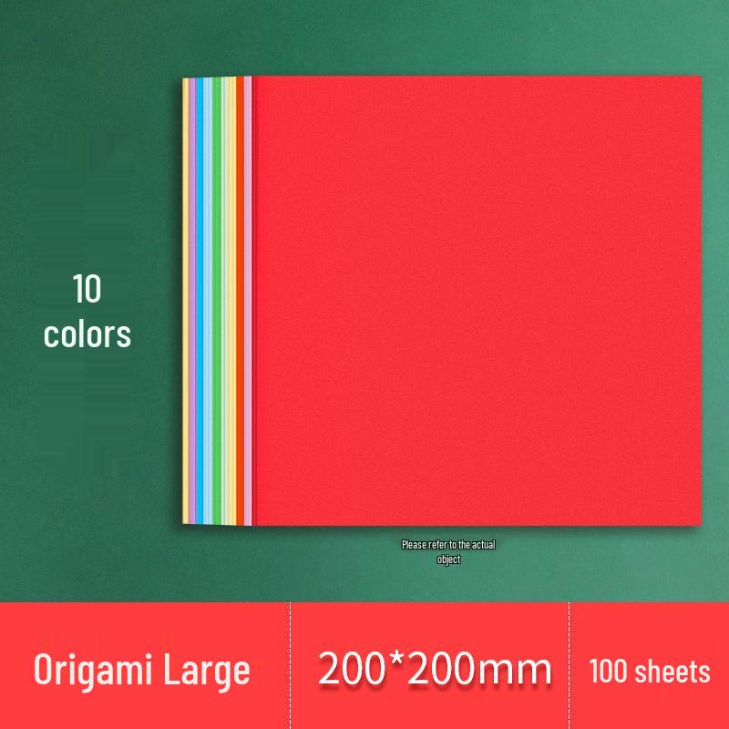 Handmade Origami Colored Paper for Kids - DIY Craft & Cutting Material