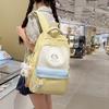 Schoolbag Japanese Ins Backpack College Wind Large Capacity Multi-compartment Lightweight Student School Bag Female College Student Travel Backpack