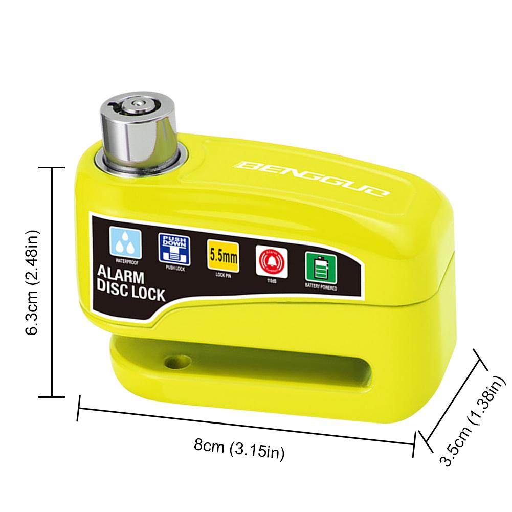 Мотоциклетный дисковый замок противоугонный мотоциклетный велосипедный охранная сигнализация Quad Lock мотоциклетный скутер безопасность колесо дисковый тормоз замок