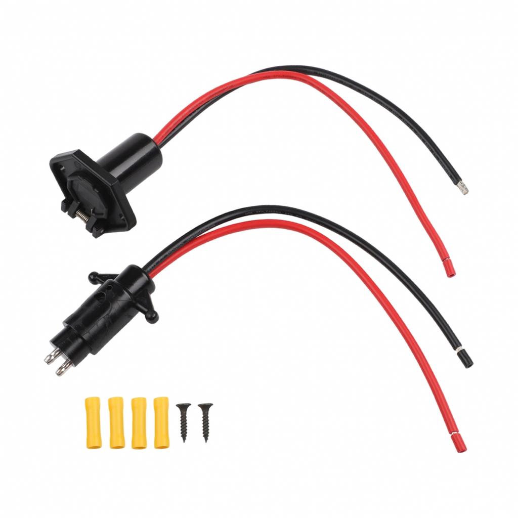 Easy Installation and Removal 12V Trolling Motor Male Female Connector Kit