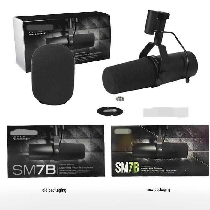 SM7B Dynamic Microphone: New Package for Live Recording, Broadcast, and Dubbing