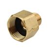 Leak proof Hose Adapter Golden 3cm 1.18inch For Pressure Brass Connector