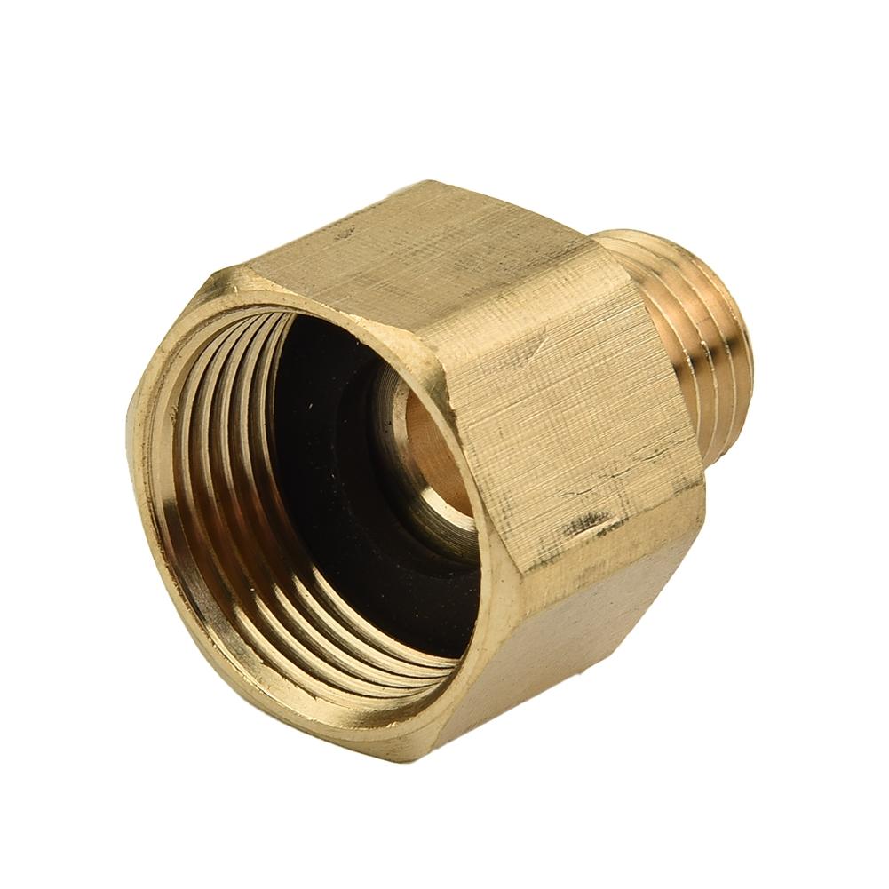 Leak proof Hose Adapter Golden 3cm 1.18inch For Pressure Brass Connector