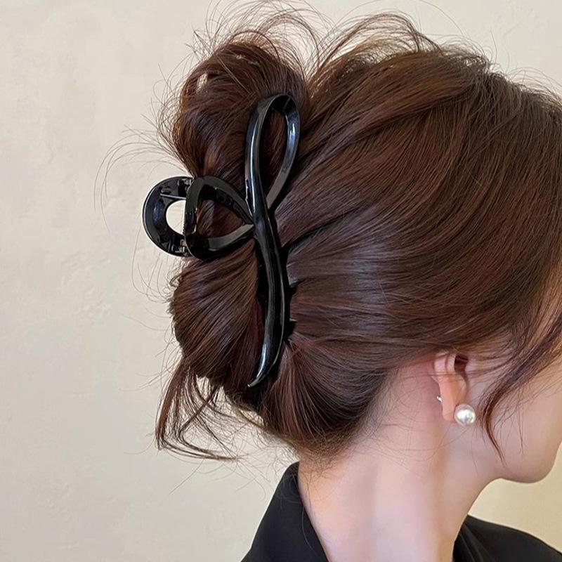 

Новая, простая и элегантная летняя заколка-краб для волос для женщин, универсальный головной аксессуар и аксессуар для волос Size fits all