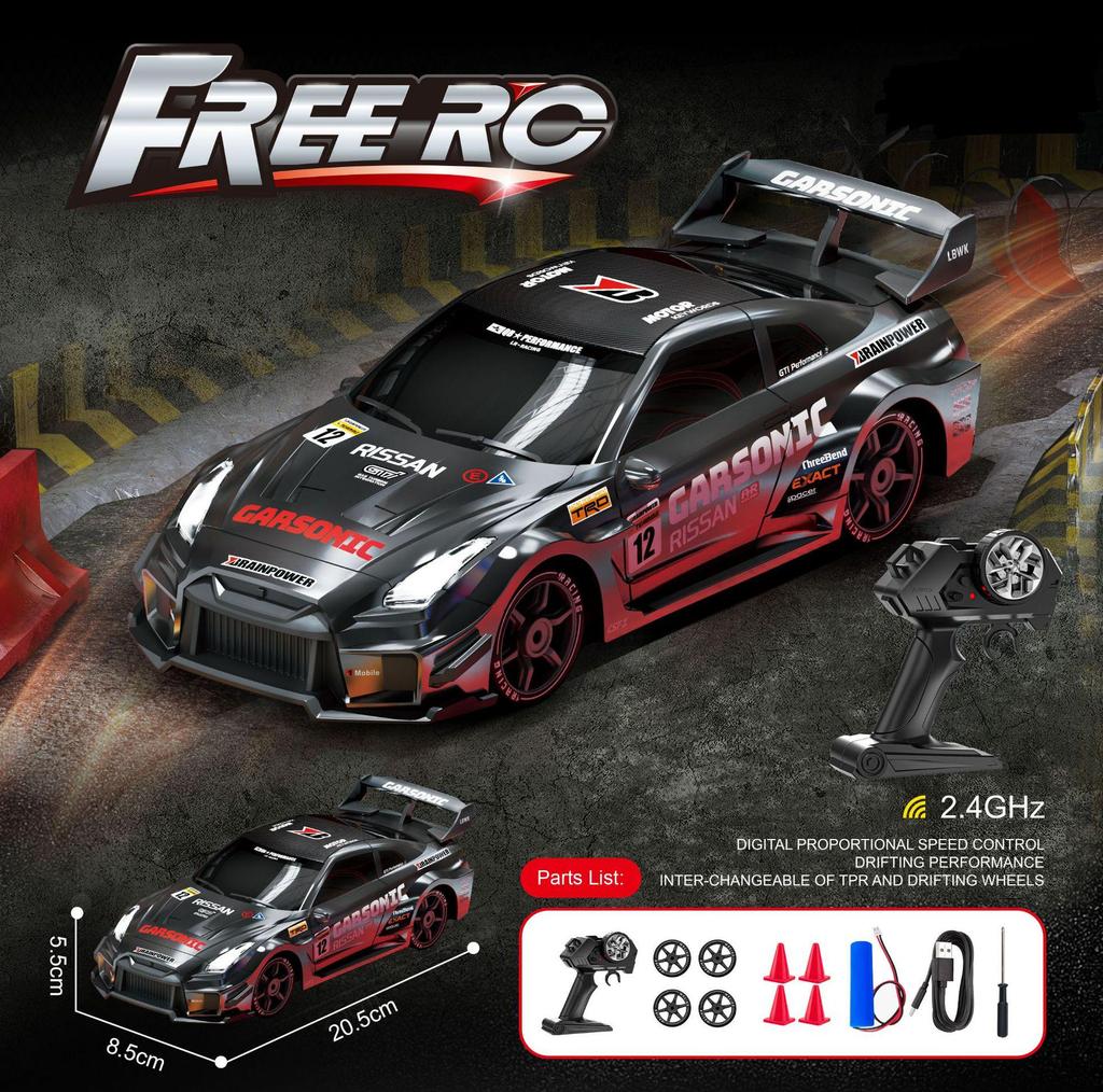 1:24 AE86 Drift High-Speed RC Car – 4WD Racing Toy for Kids