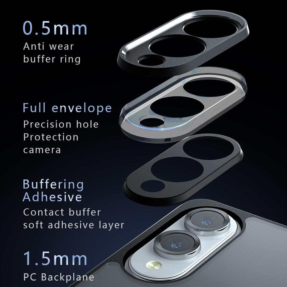 For Samsung Galaxy S25 Edge Case TPU + PC Shockproof Clear Phone Cover