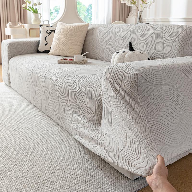 New Lazy Elastic Sofa Cover Suitable for All Seasons Simple and Luxurious Full Package Anti Slip Sofa Cover
