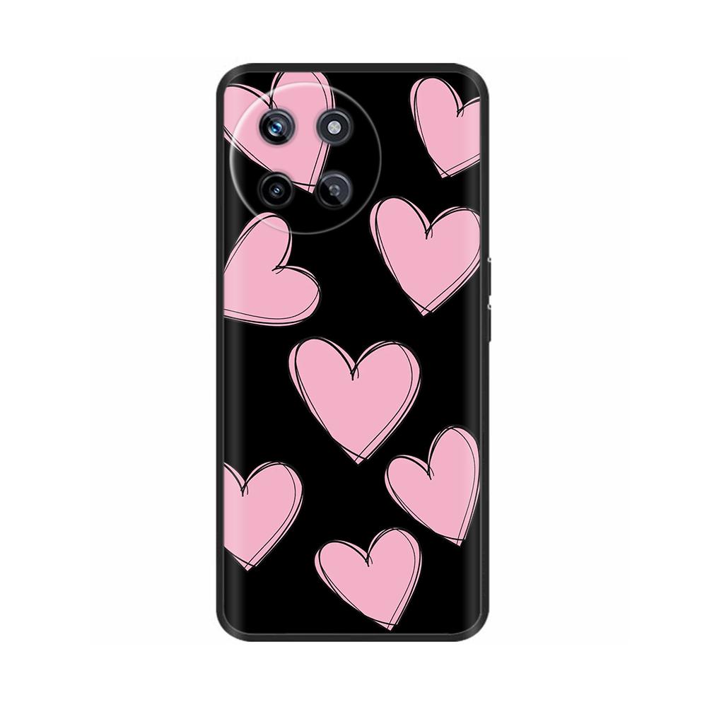 For Realme 11 4G Case Global Luxury Painted Cover for Realme 11 4G 6.4'' Shockproof Shell for Realme11 4G Soft Cases Capas Coque