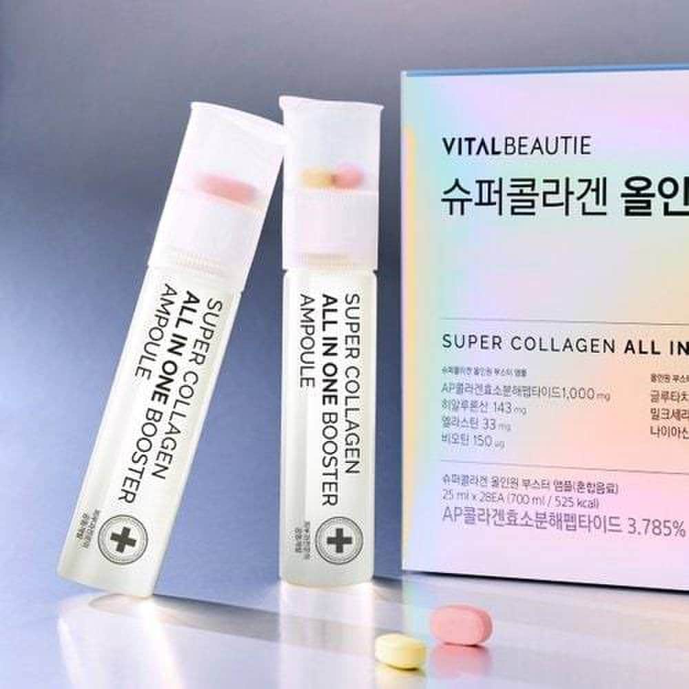 VITALBEAUTIE Super Collagen All-in-One Booster 99-day Supply (28 Units X 3 + 15-day Supply + 20 Units of Super Retinol C Included)