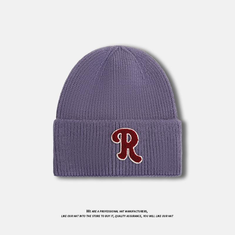 Autumn and Winter Hats for Women Warm Ear Protection Pullover Knitted Woolen Hats Casual and Versatile Baotou Cold Hats for Men